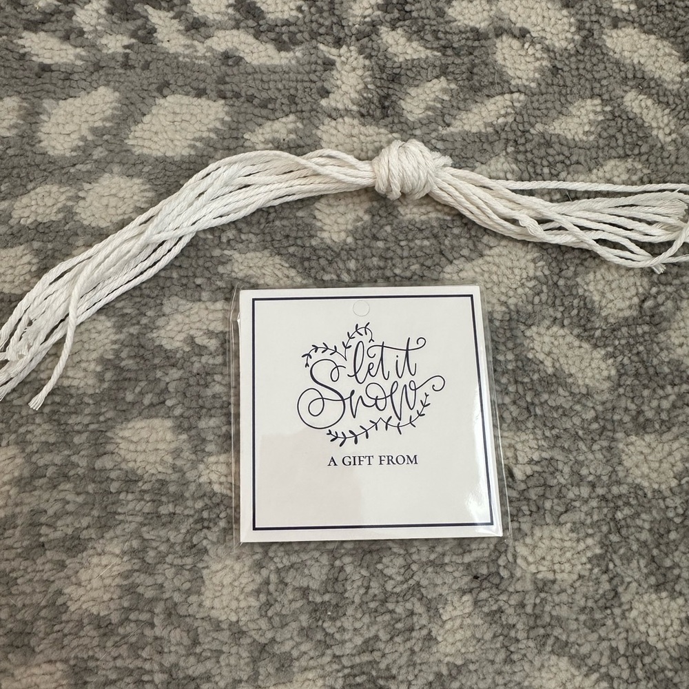 Let it snow  Gift Tag